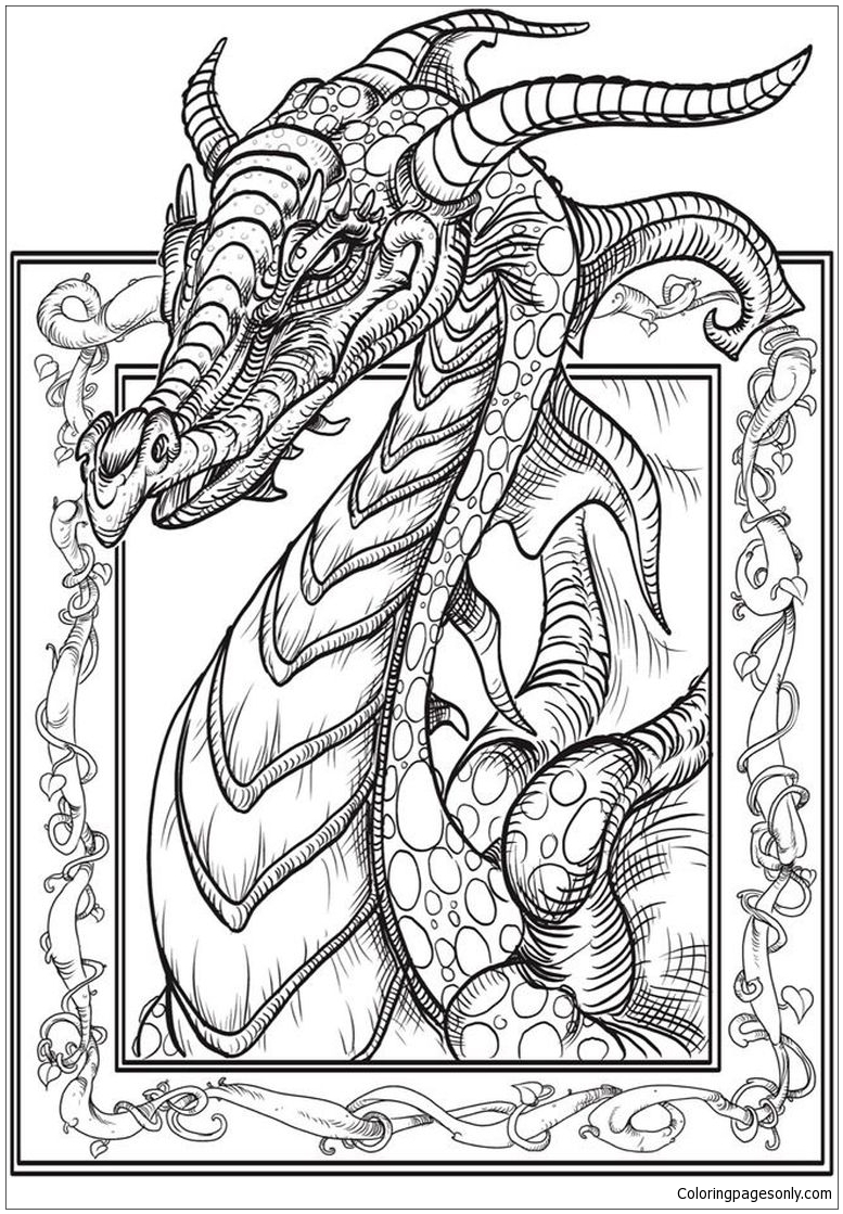 45 Bad Dragon Coloring Book 26