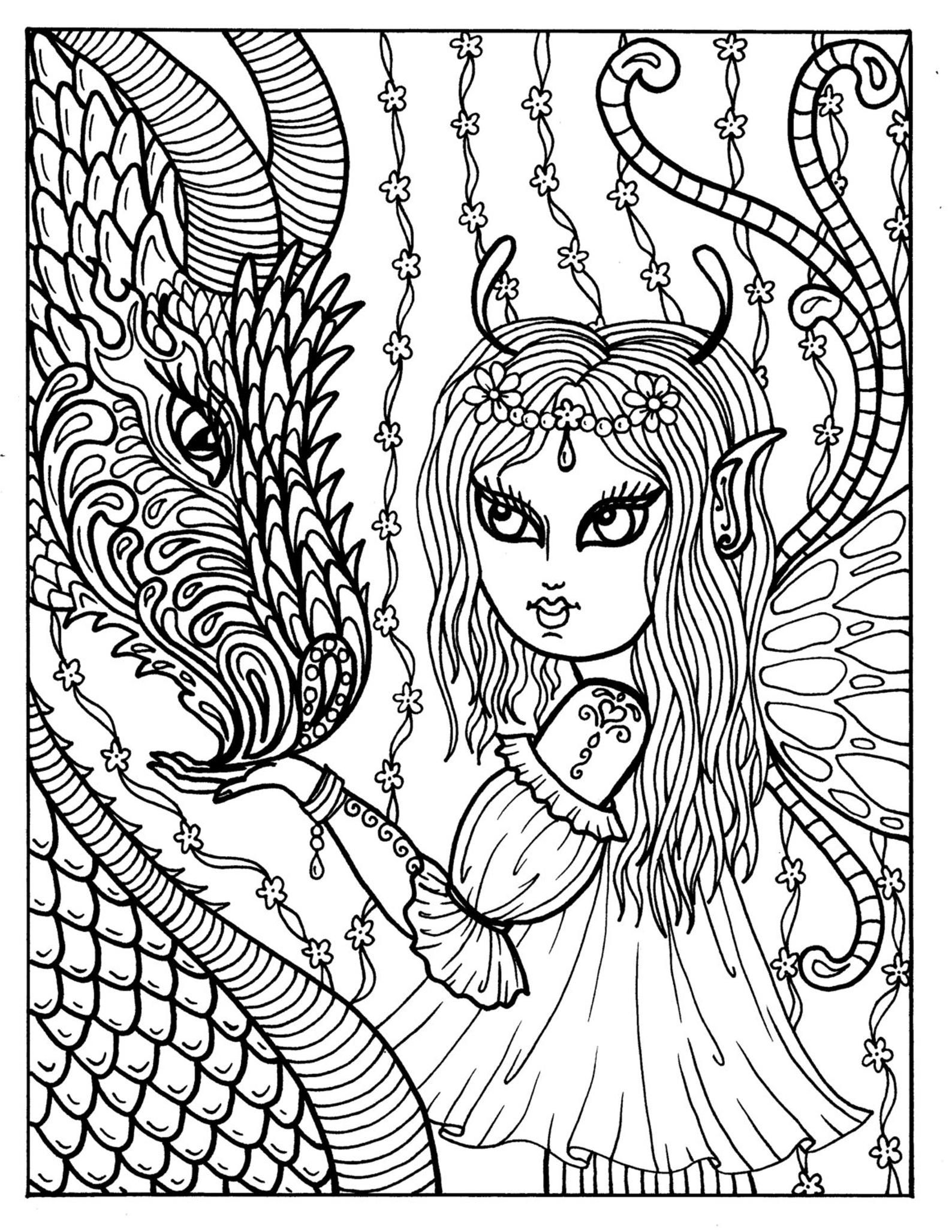 45 Bad Dragon Coloring Book 37