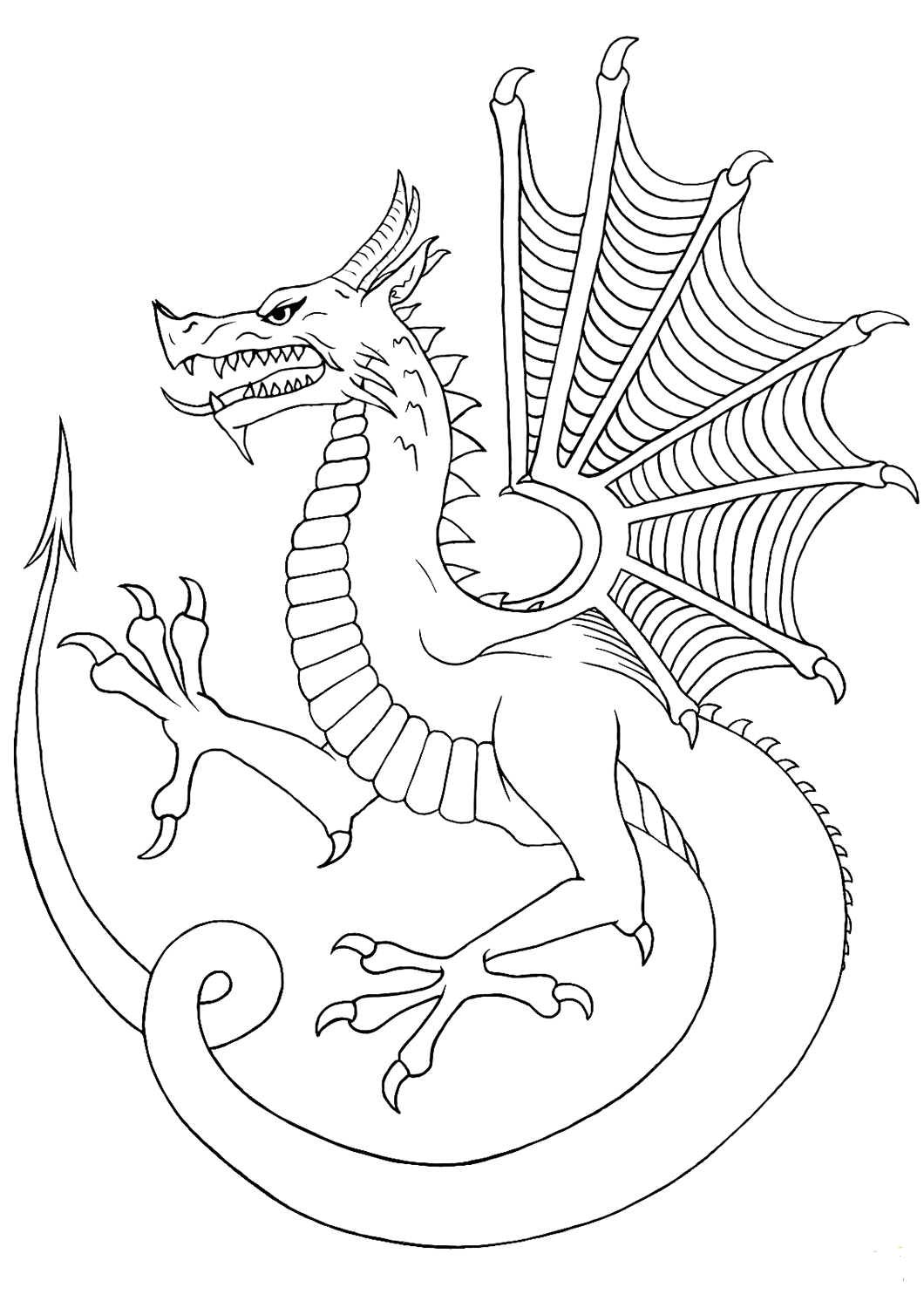 45 Bad Dragon Coloring Book 39