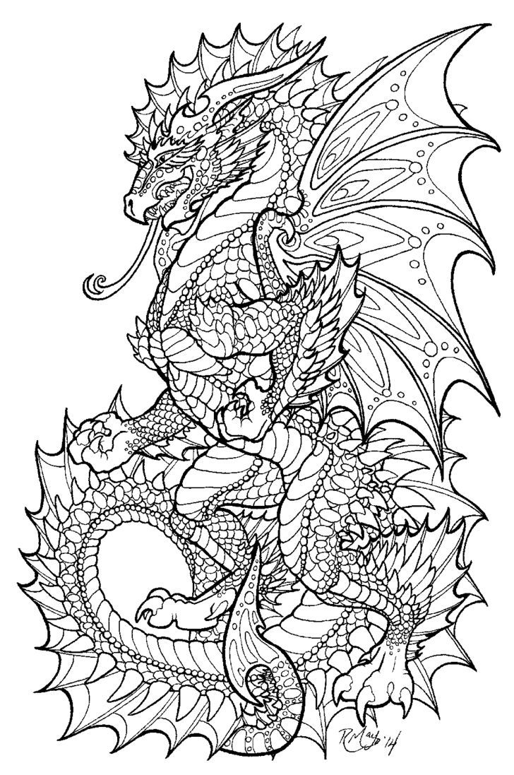 45 Bad Dragon Coloring Book 4