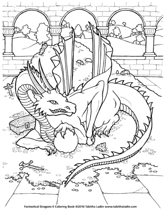 45 Bad Dragon Coloring Book 50