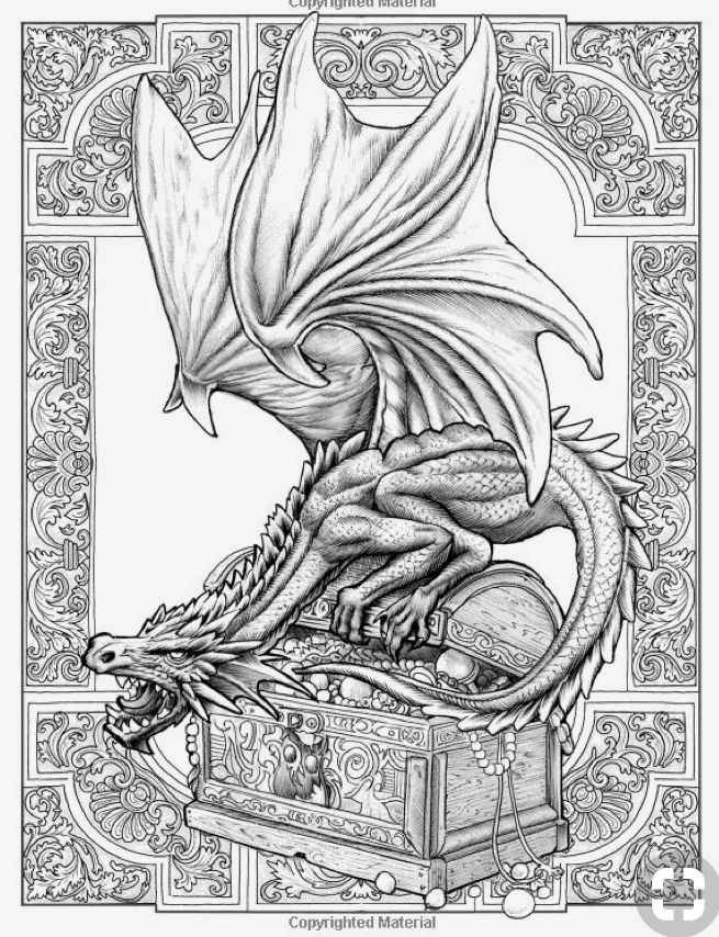 45 Bad Dragon Coloring Book 60