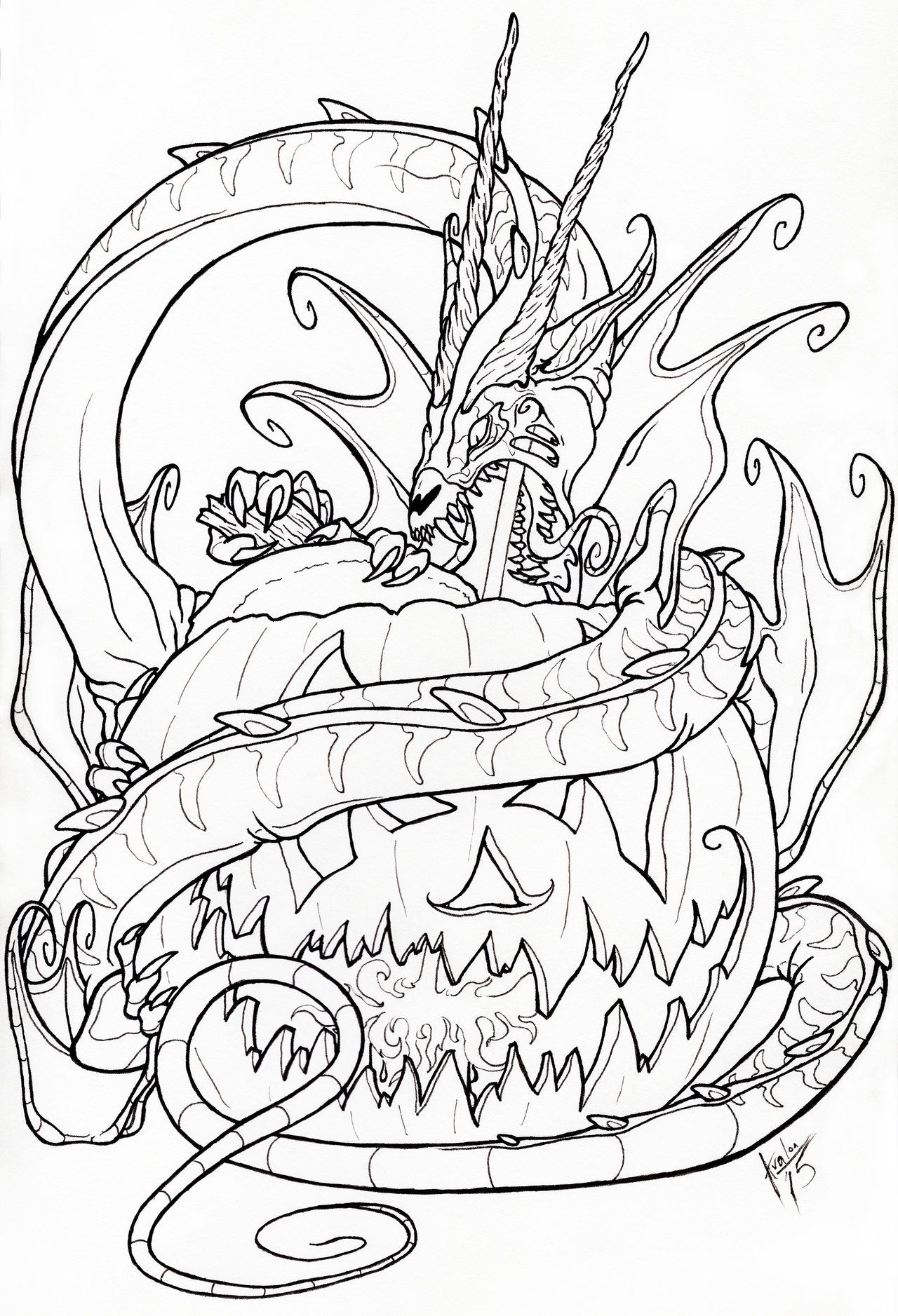 45 Bad Dragon Coloring Book 61