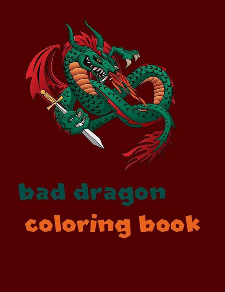 45 Bad Dragon Coloring Book 9