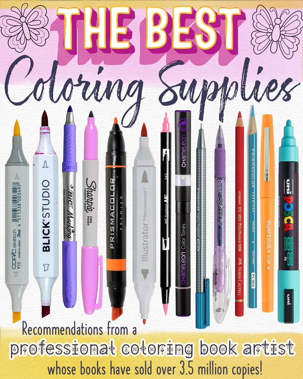 45 Best Markers For Coloring Books 1