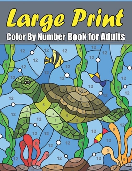 45 Color By Number Books For Adults 55