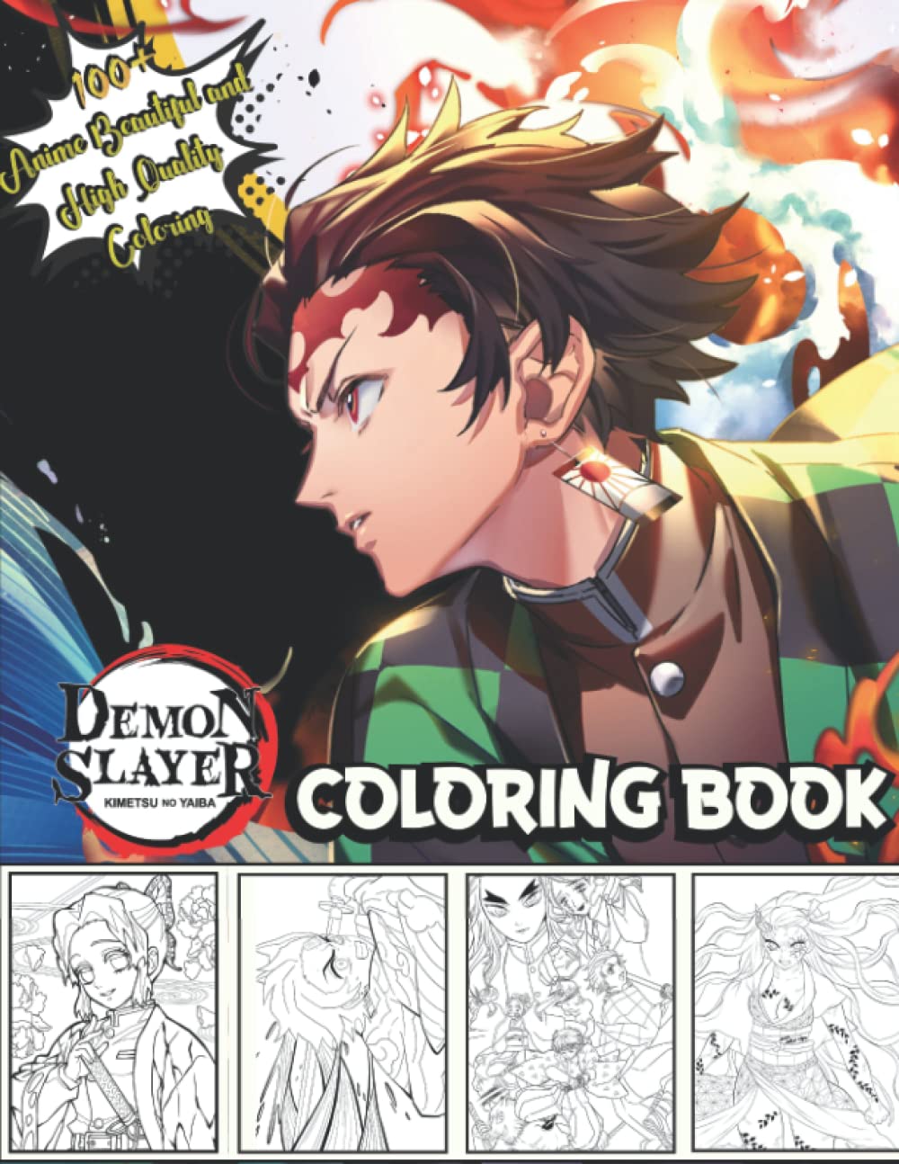 45 Demon Slayer Coloring Book Pages 12