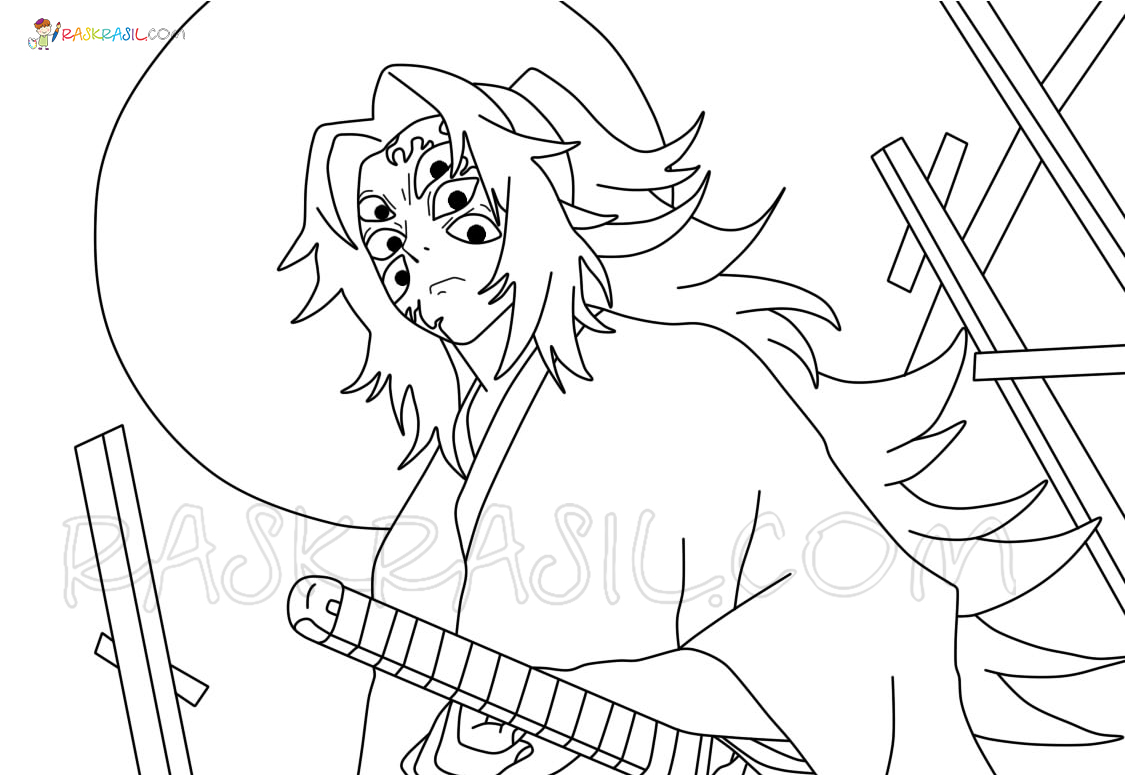 45 Demon Slayer Coloring Book Pages 43