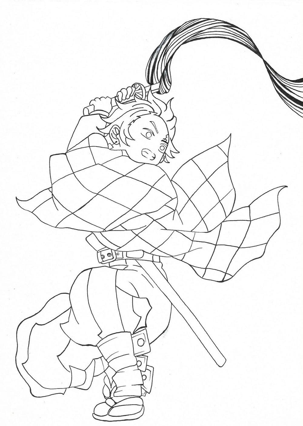 45 Demon Slayer Coloring Book Pages 66