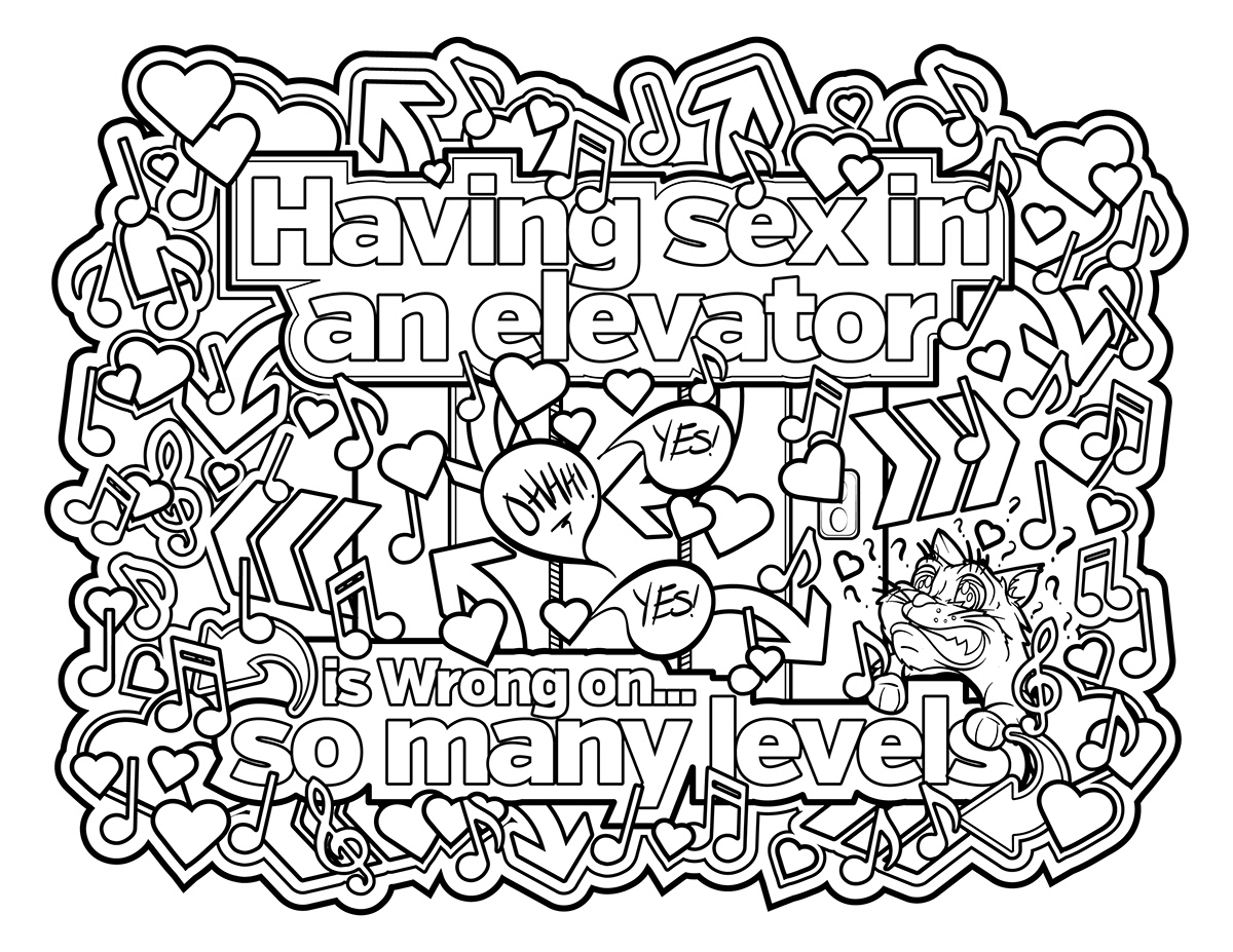 45 Dirty Coloring Book Pages 12