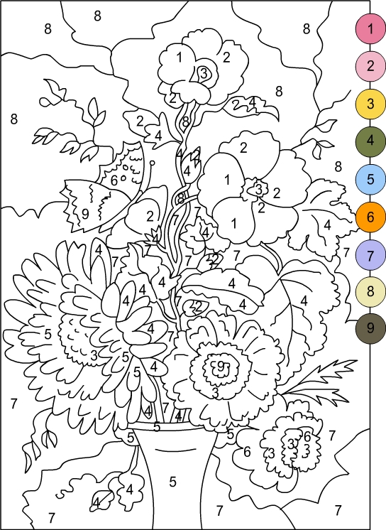 50 Color By Number Coloring Book 33