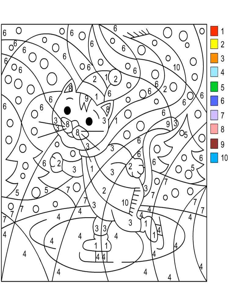 50 Color By Number Coloring Book 4