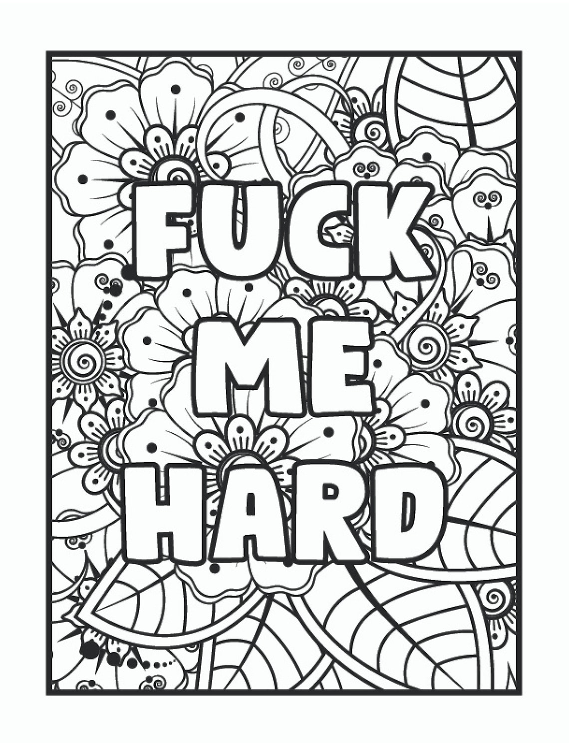 50 Dirty Little Dirty Coloring Book Pages 1