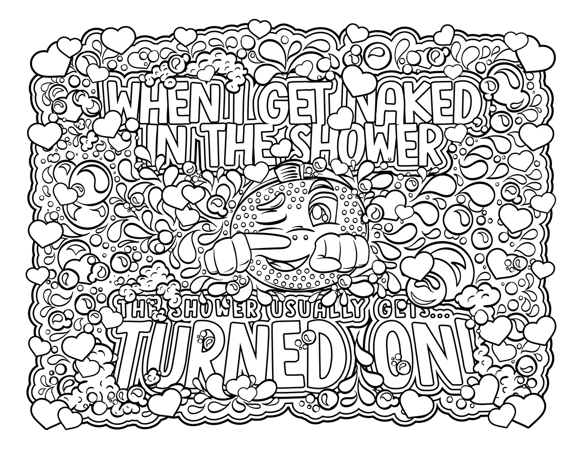 50 Dirty Little Dirty Coloring Book Pages 33