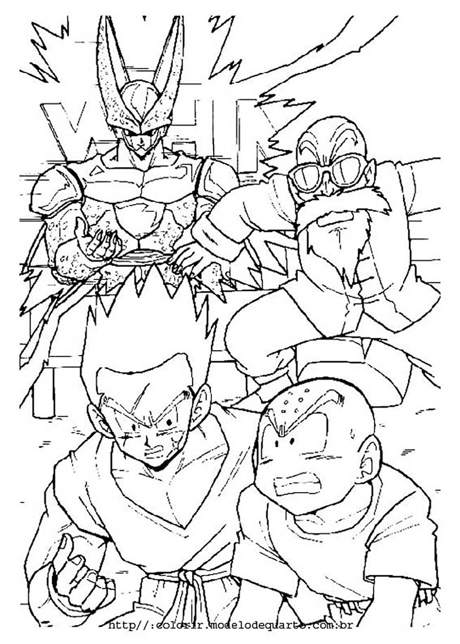 50 Dragon Ball Z Coloring Book 12