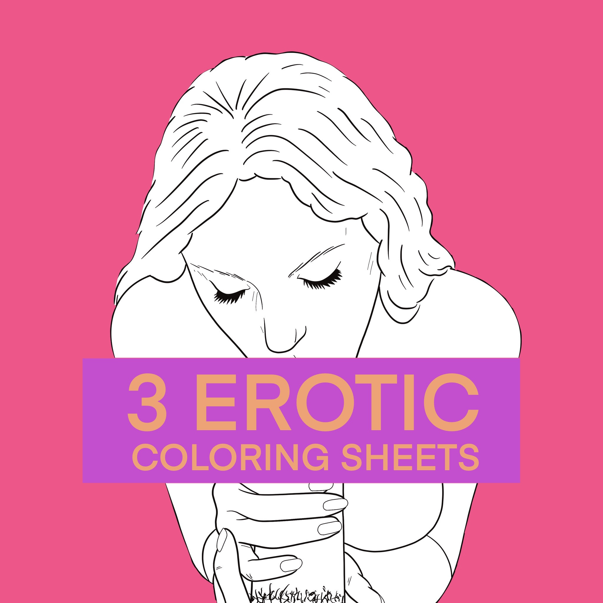 50 Erotic Coloring Book 20