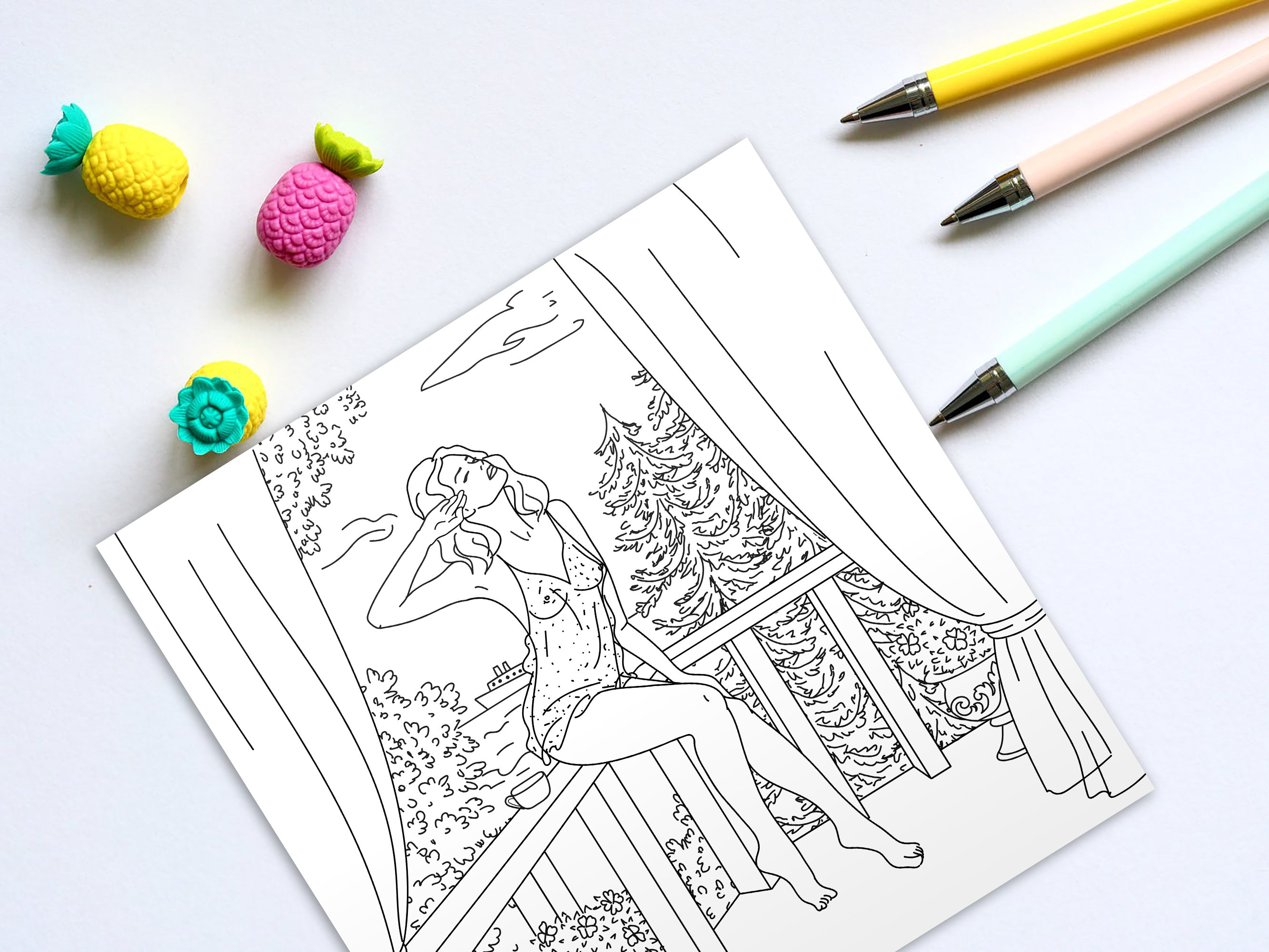 50 Erotic Coloring Book 34