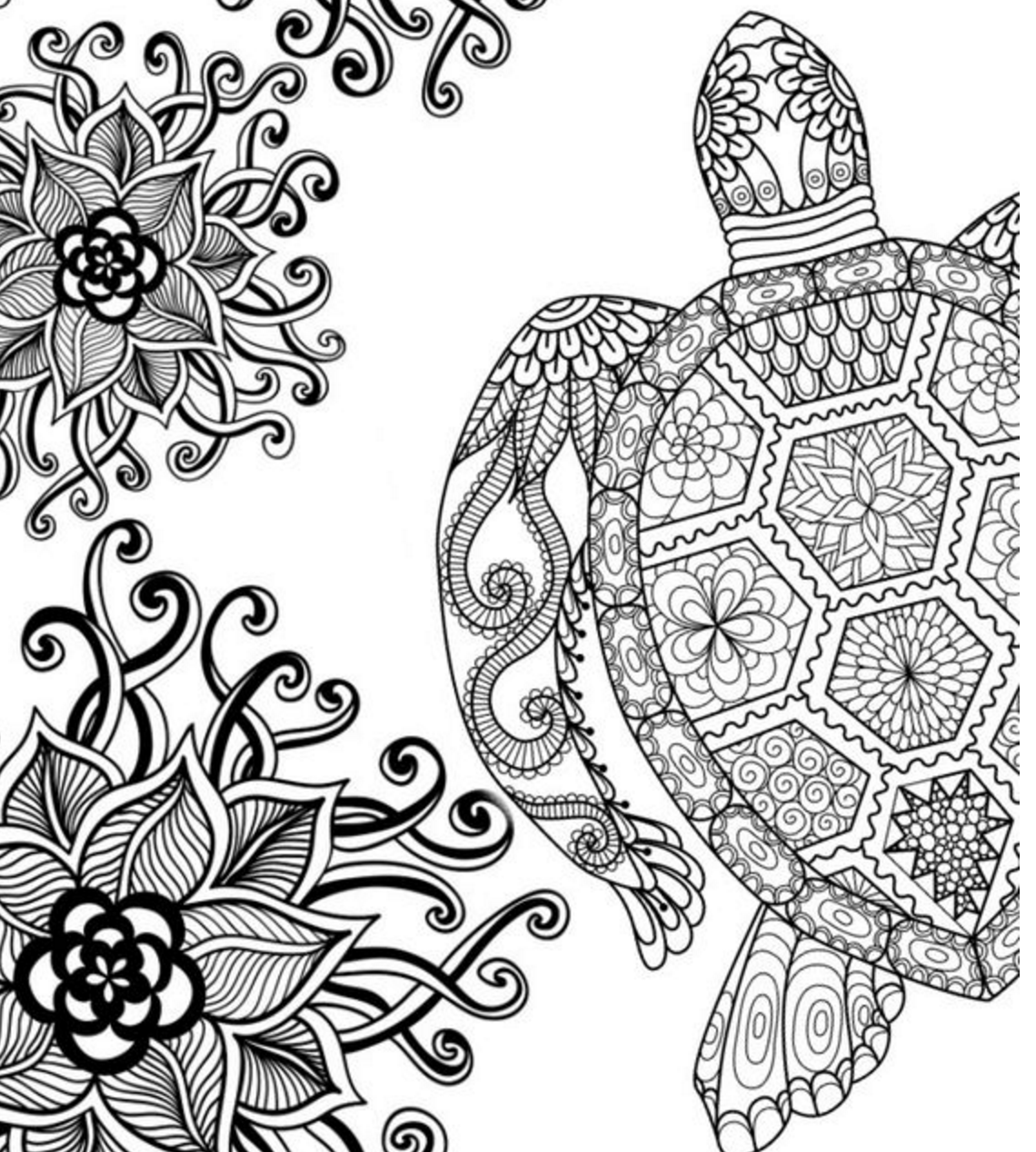 50 Free Printable Coloring Book Pages For Adults 1