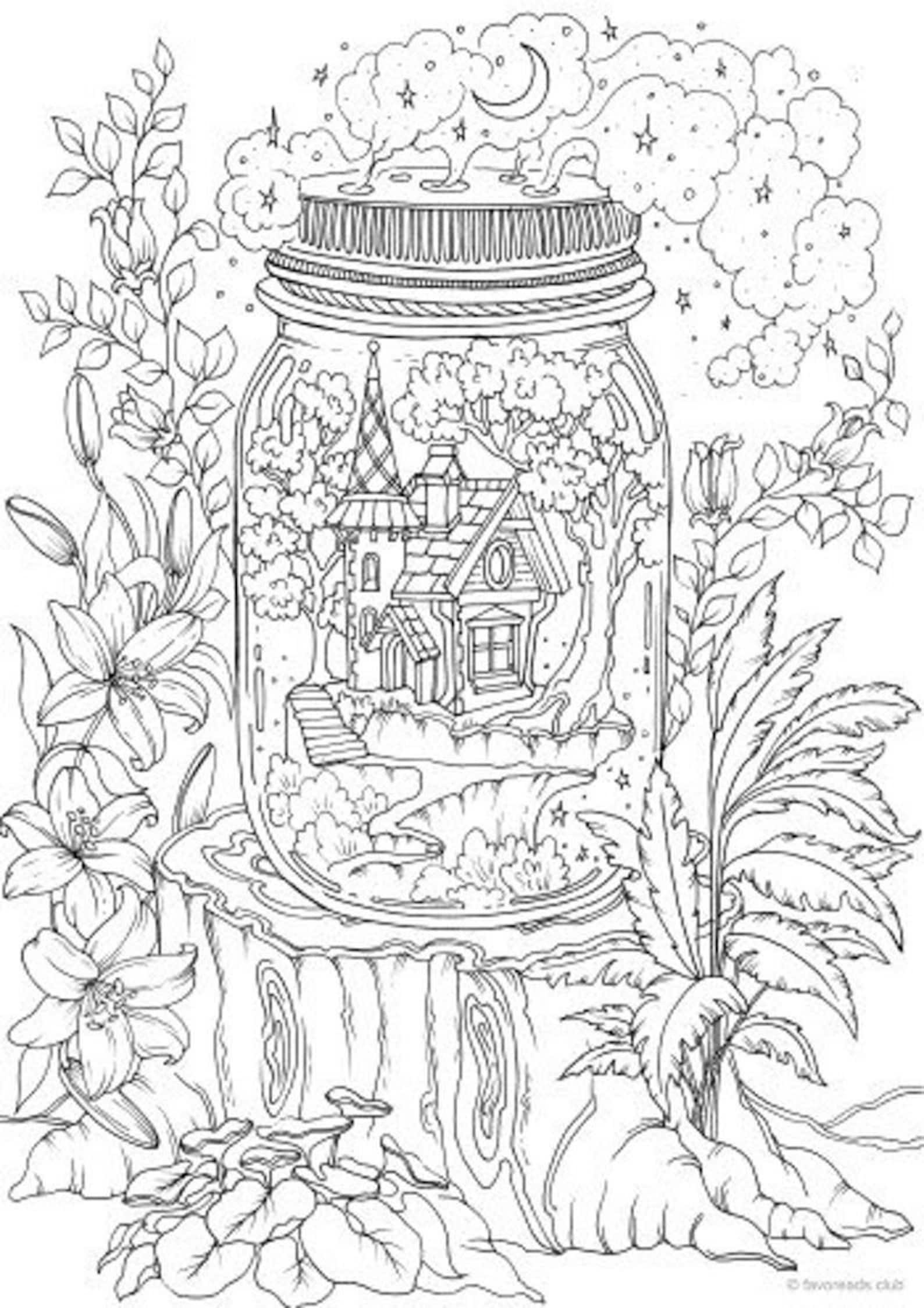 50 Free Printable Coloring Book Pages For Adults 17