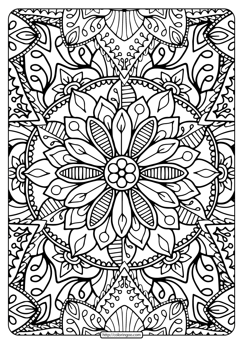 50 Free Printable Coloring Book Pages For Adults 24