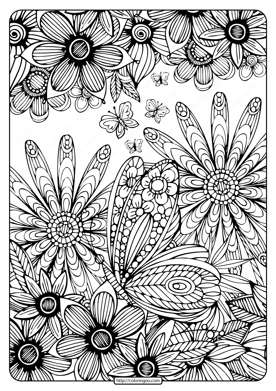 50 Free Printable Coloring Book Pages For Adults 28