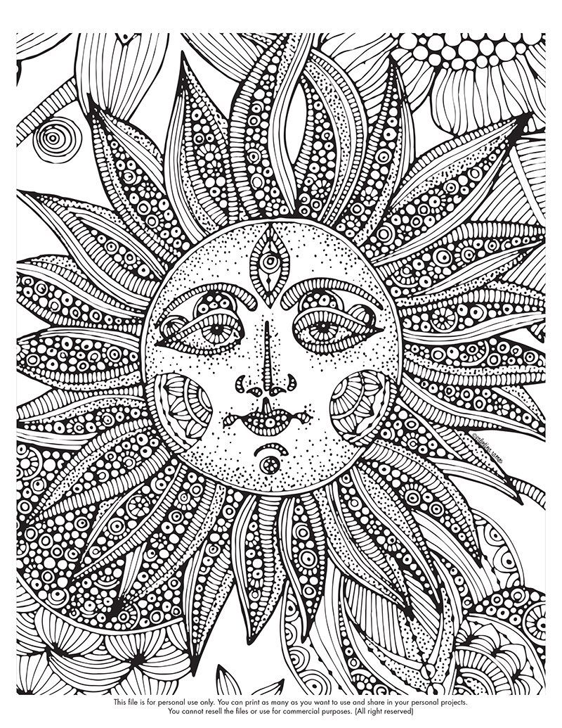 50 Free Printable Coloring Book Pages For Adults 4