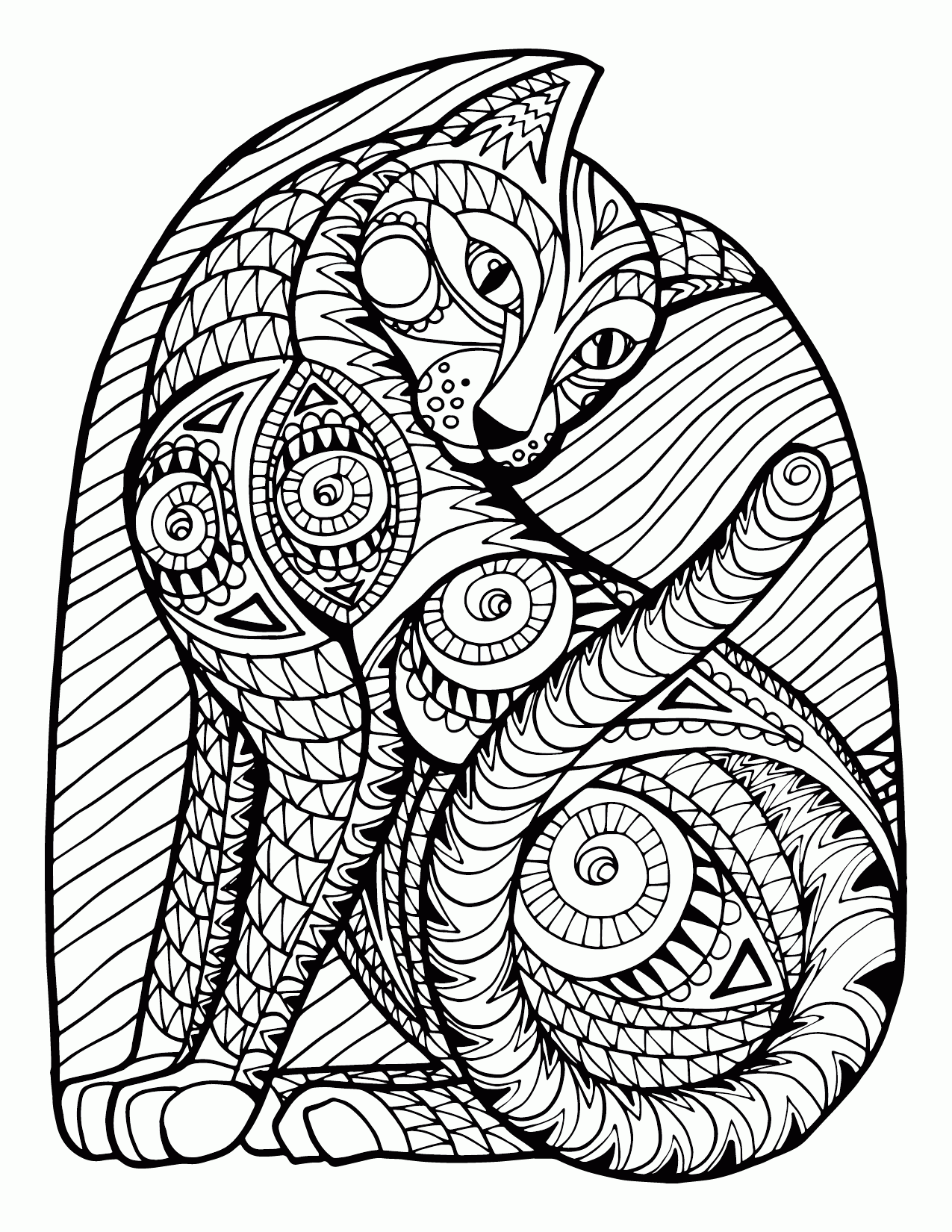 50 Free Printable Coloring Book Pages For Adults 48