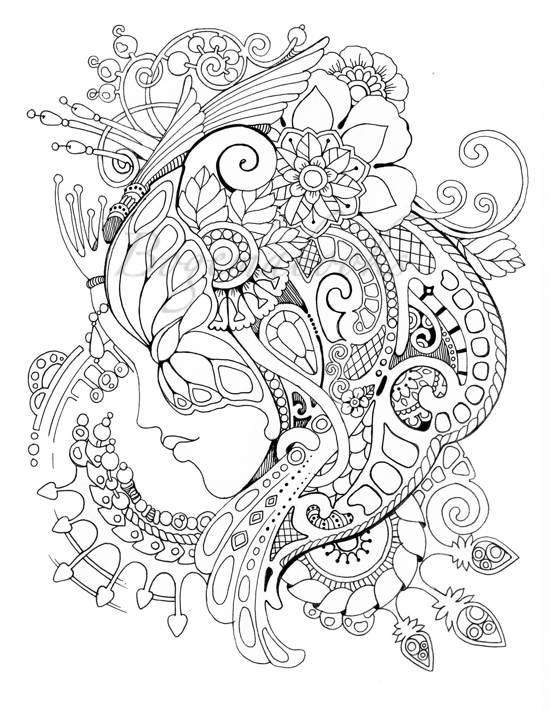 50 Free Printable Coloring Book Pages For Adults 56