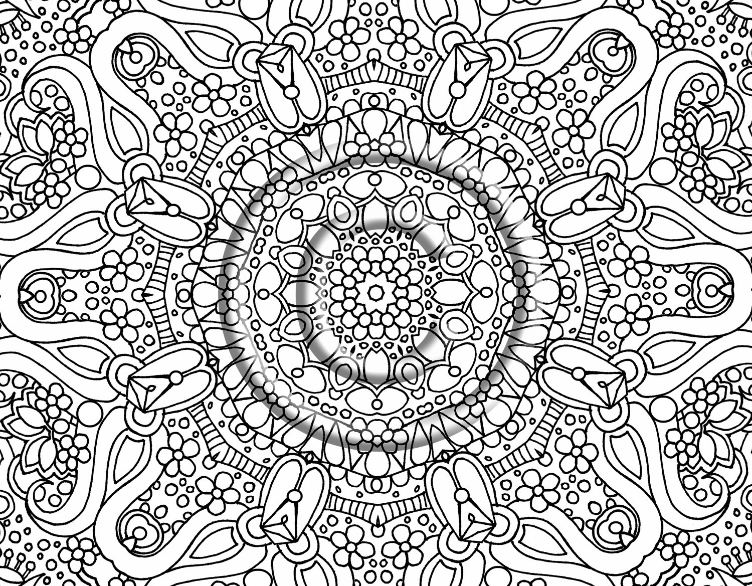 50 Free Printable Coloring Book Pages For Adults 8