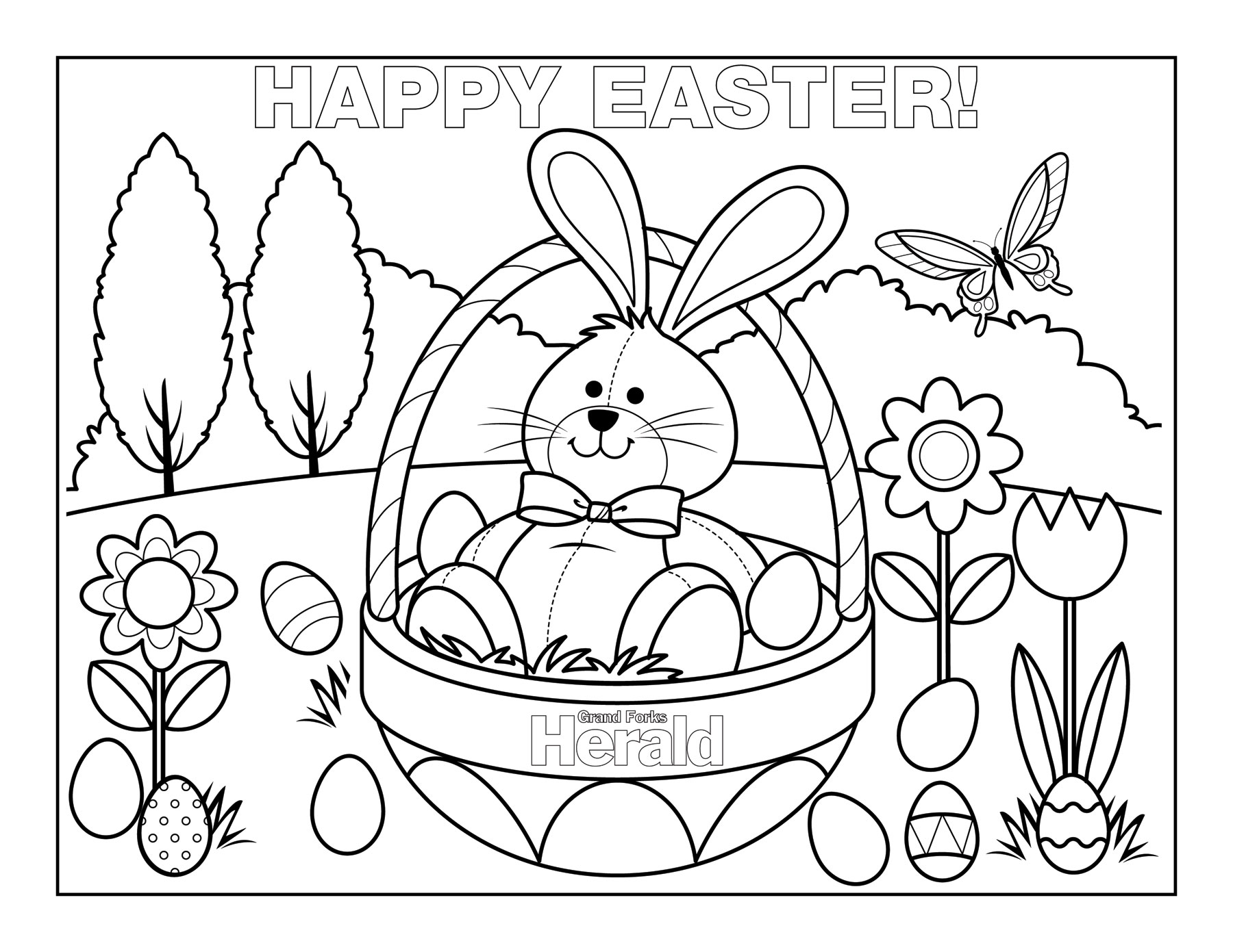 52 Easter Coloring Book 10