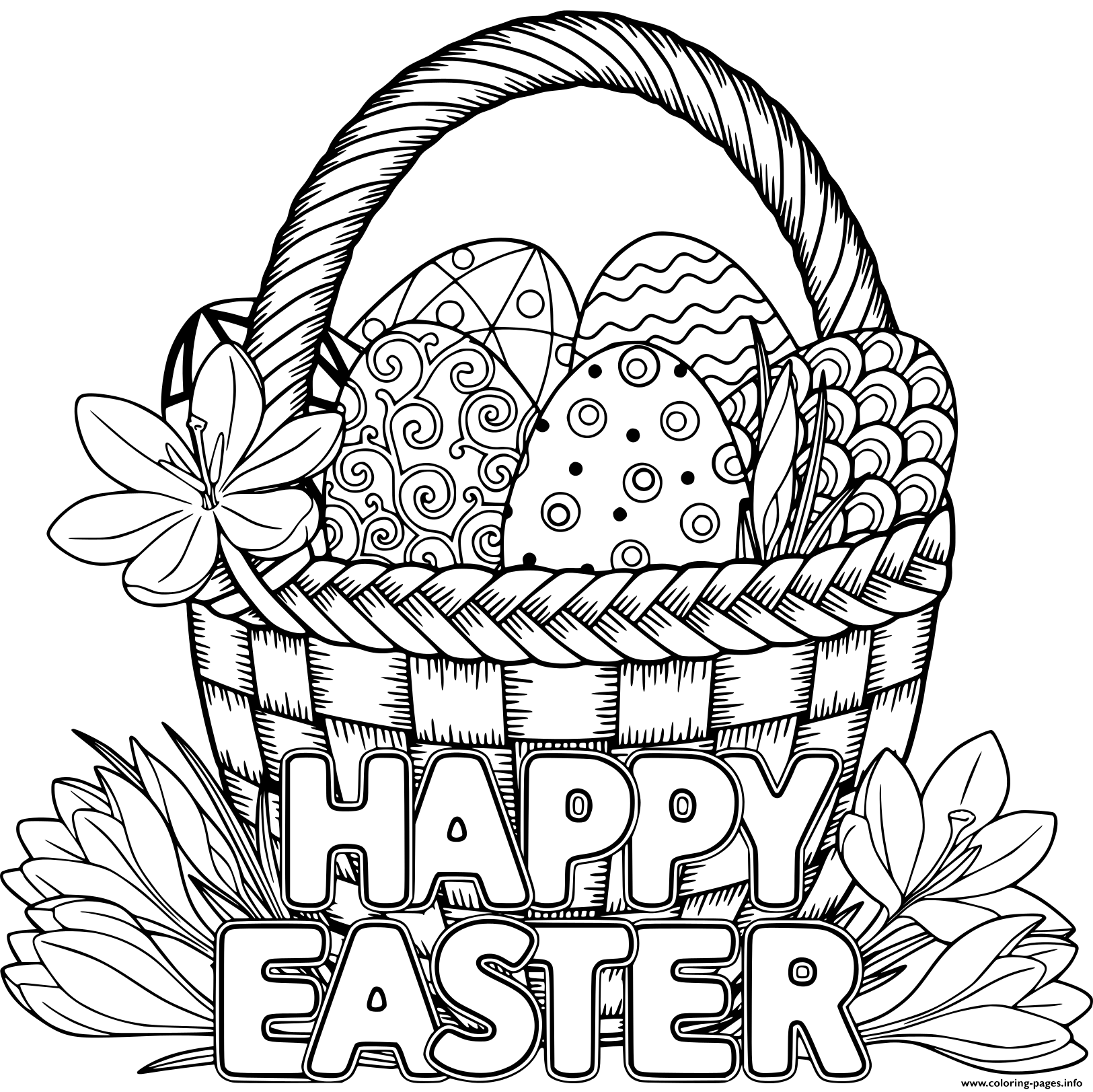 52 Easter Coloring Book 20