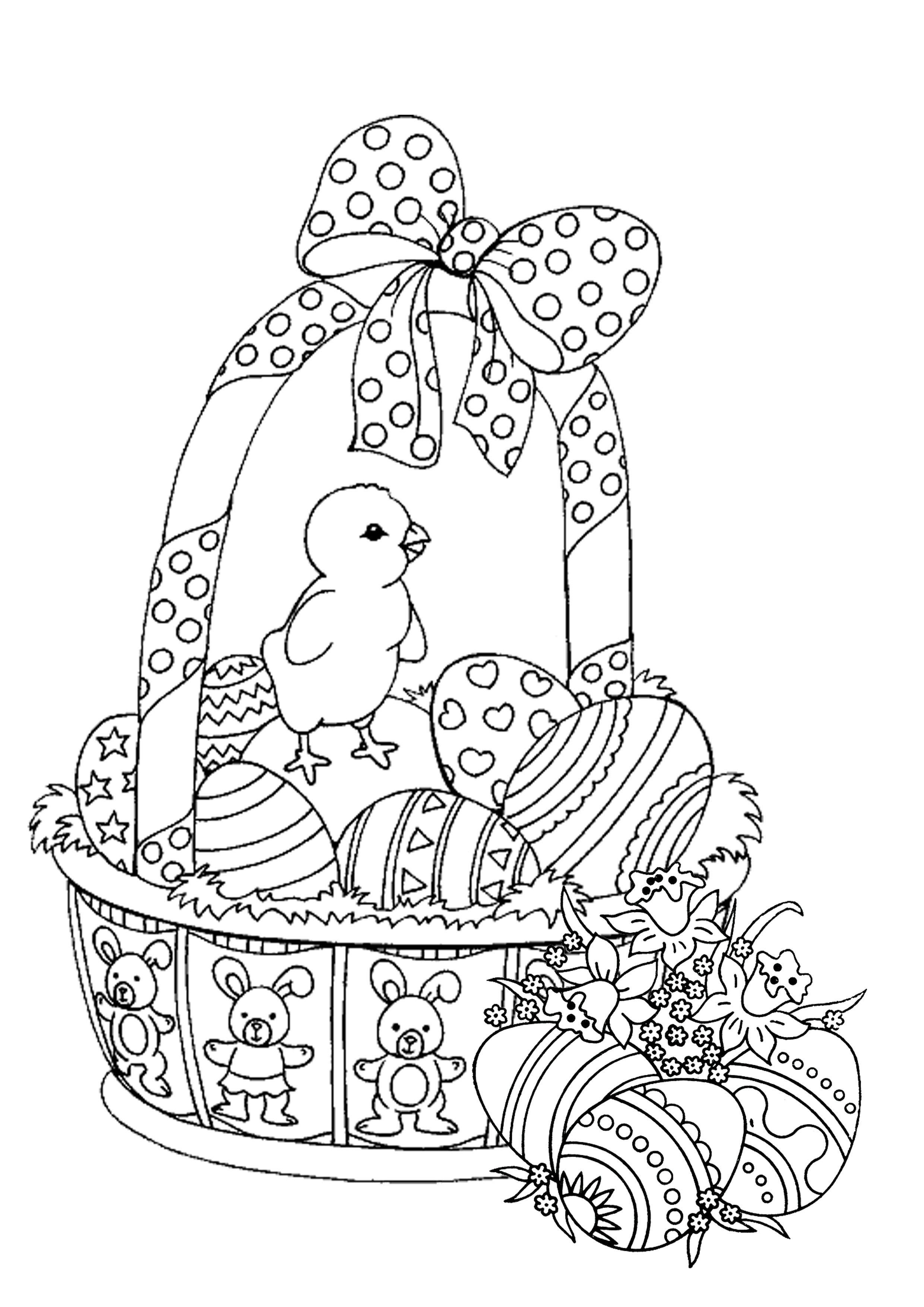 52 Easter Coloring Book 22