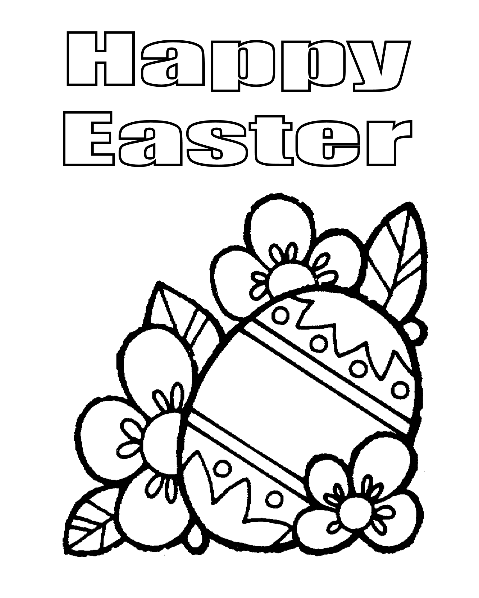 52 Easter Coloring Book 28