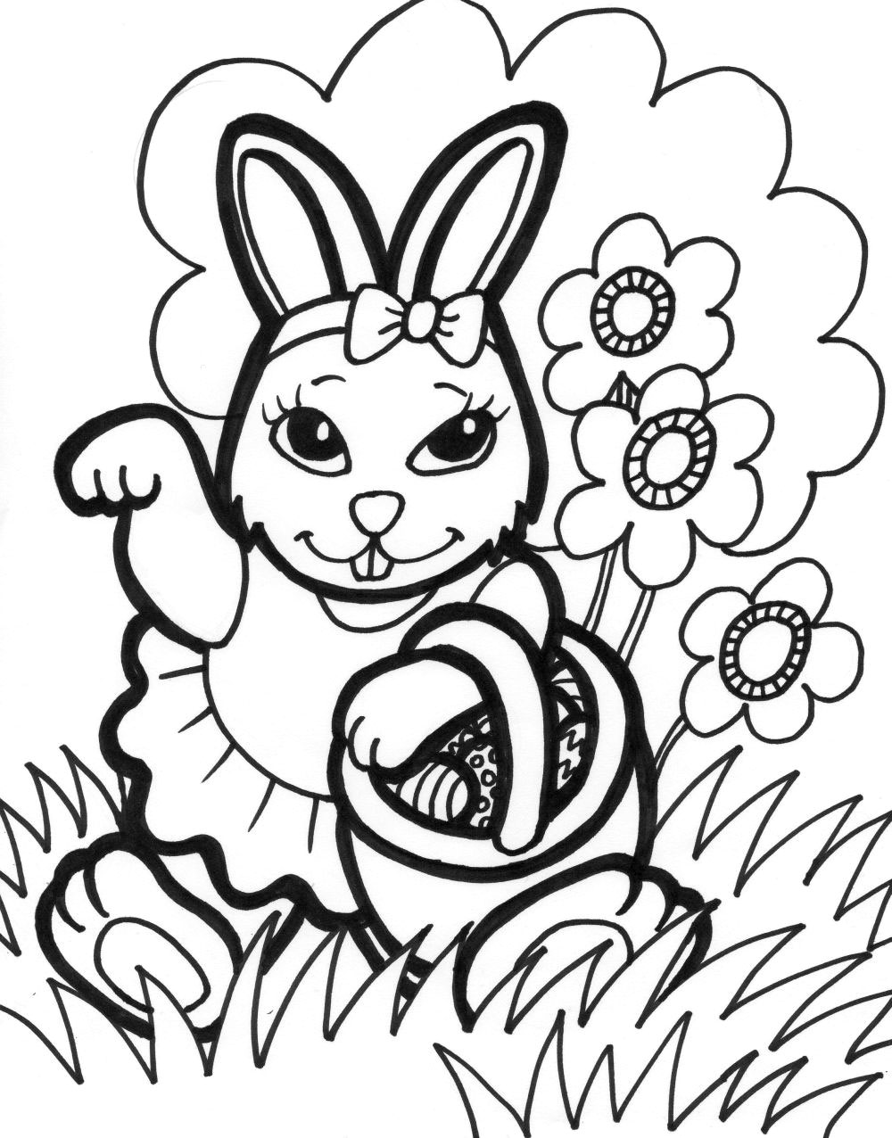 52 Easter Coloring Book 30