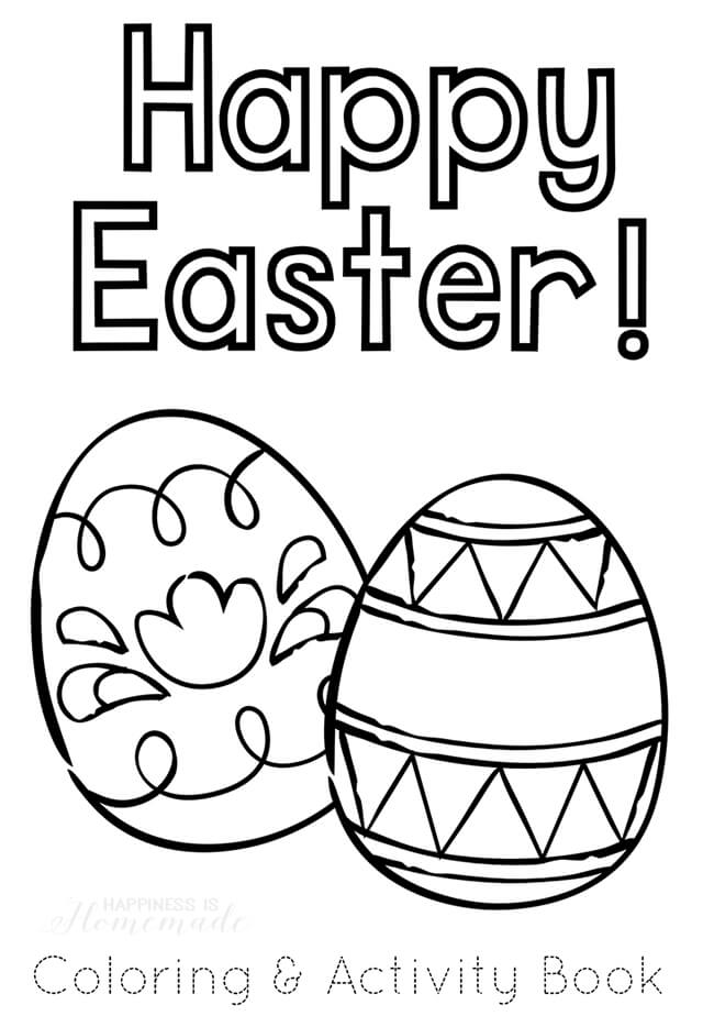 52 Easter Coloring Book 34