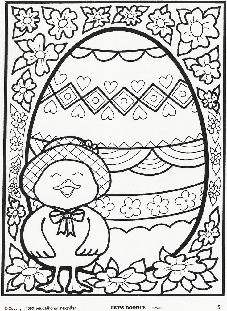 52 Easter Coloring Book 36