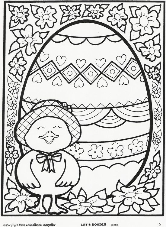 52 Easter Coloring Book 42