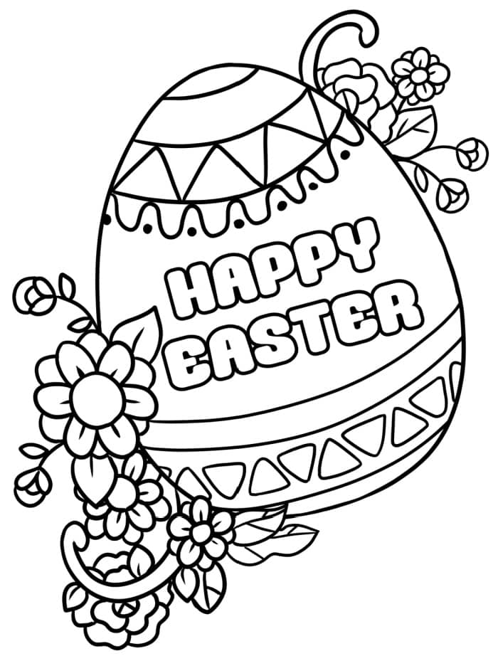 52 Easter Coloring Book 43