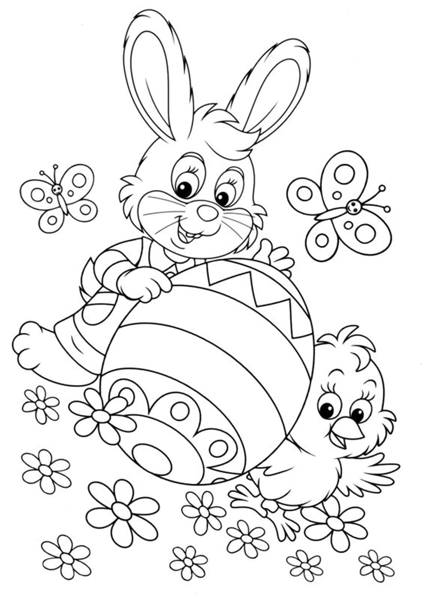 52 Easter Coloring Book 46