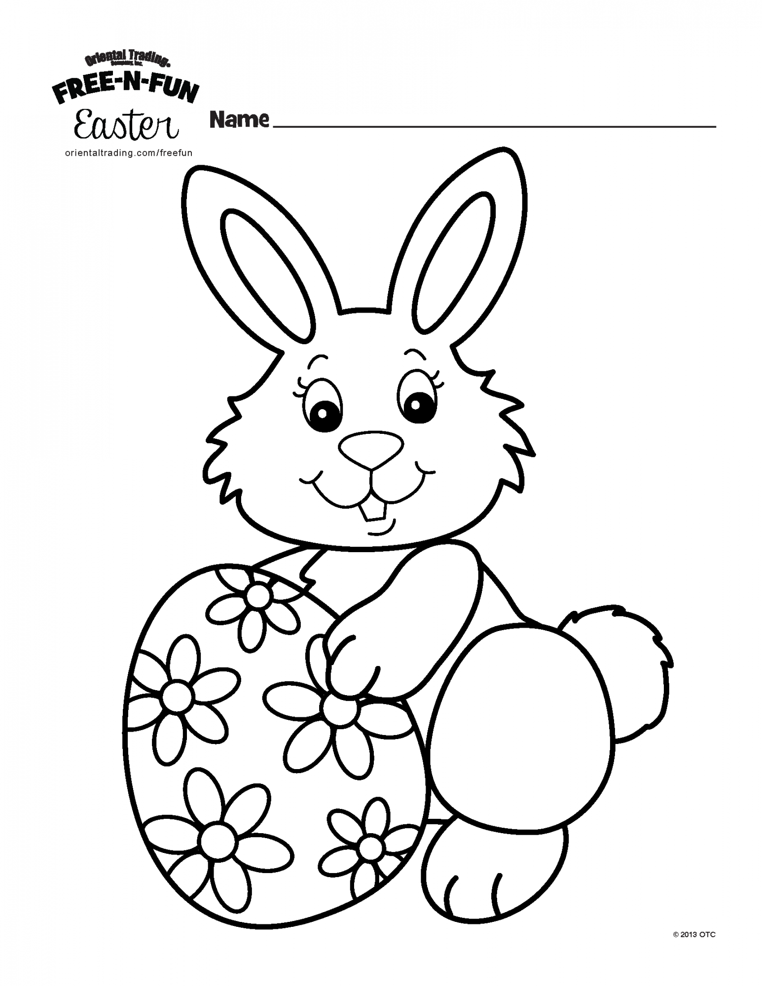 52 Easter Coloring Book 48