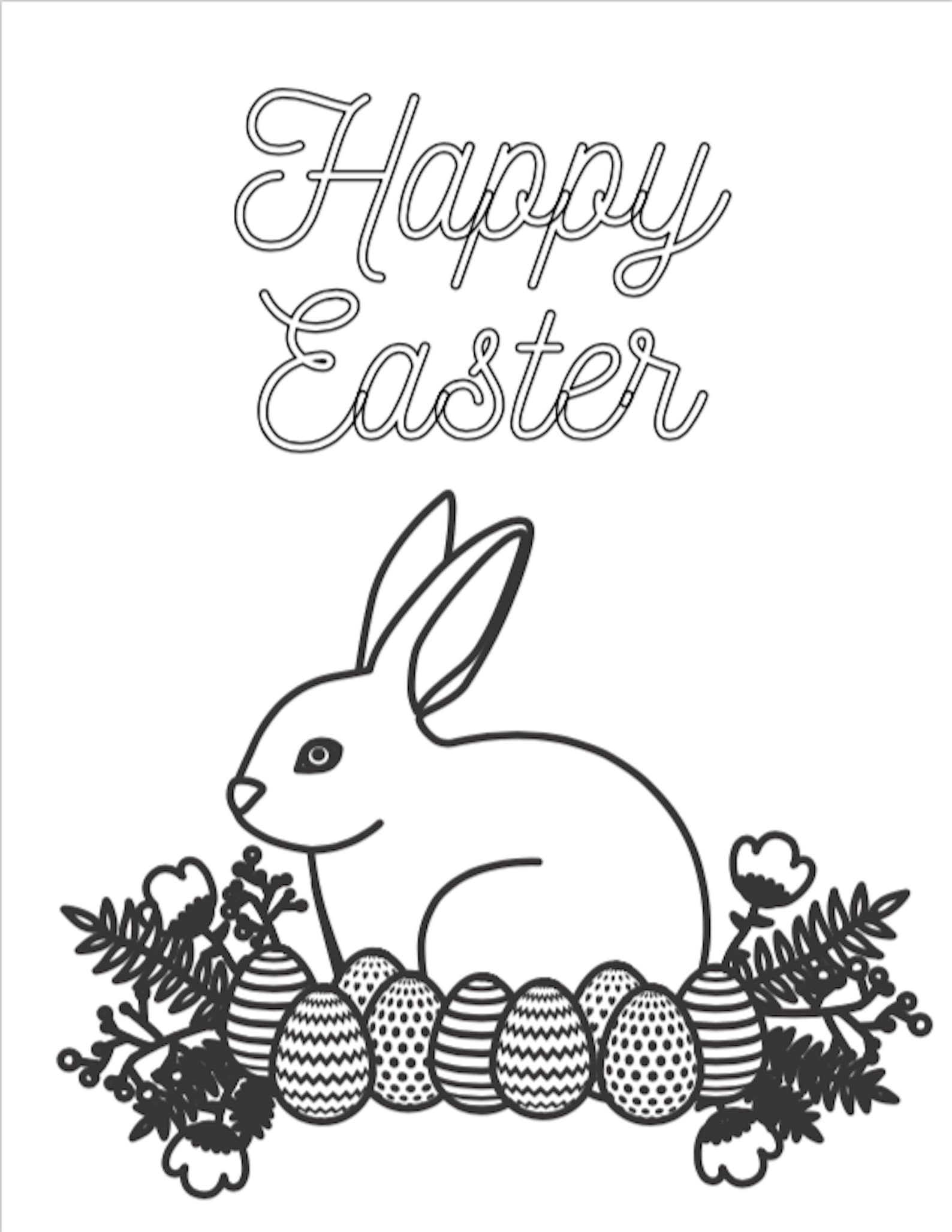 52 Easter Coloring Book 53