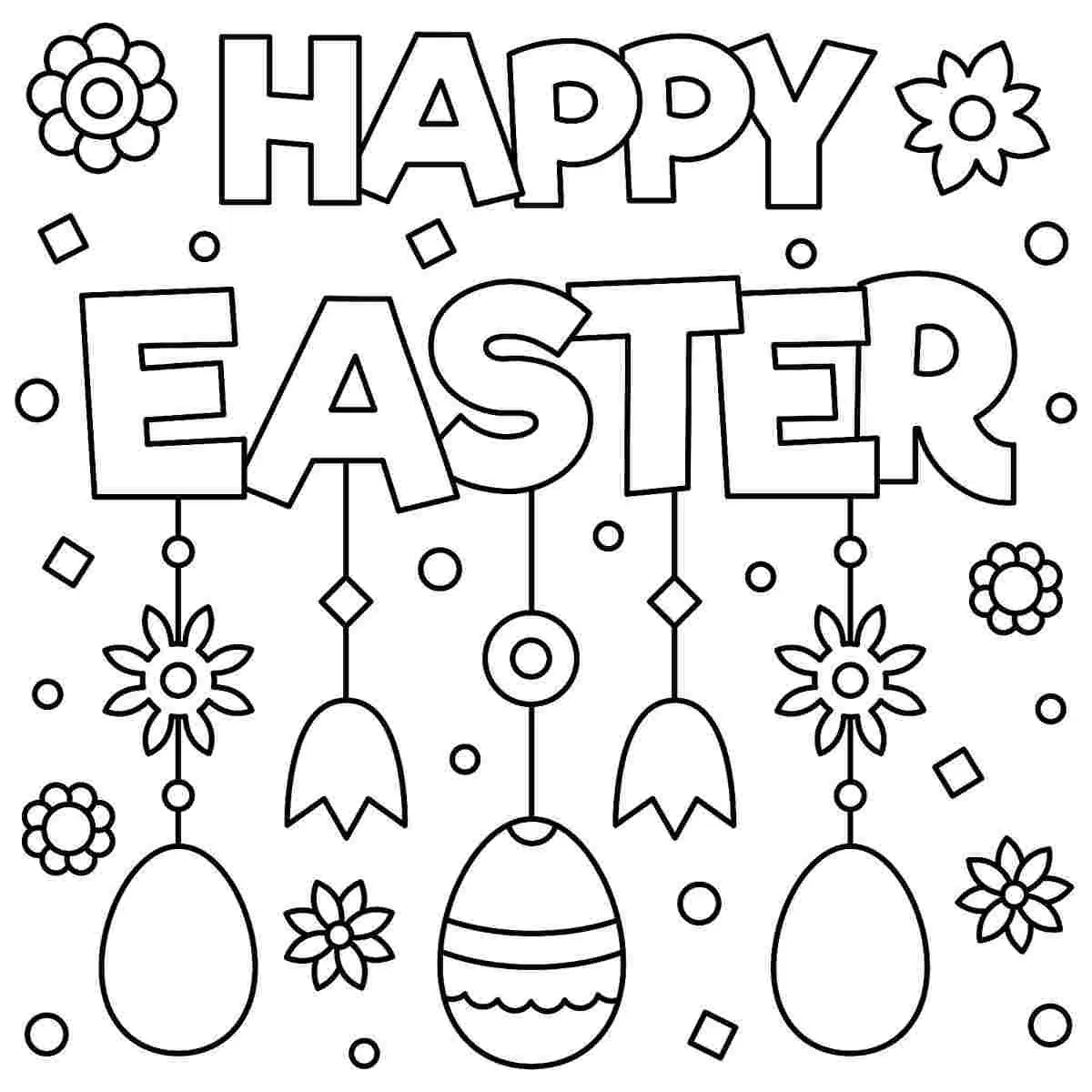 52 Easter Coloring Book 54