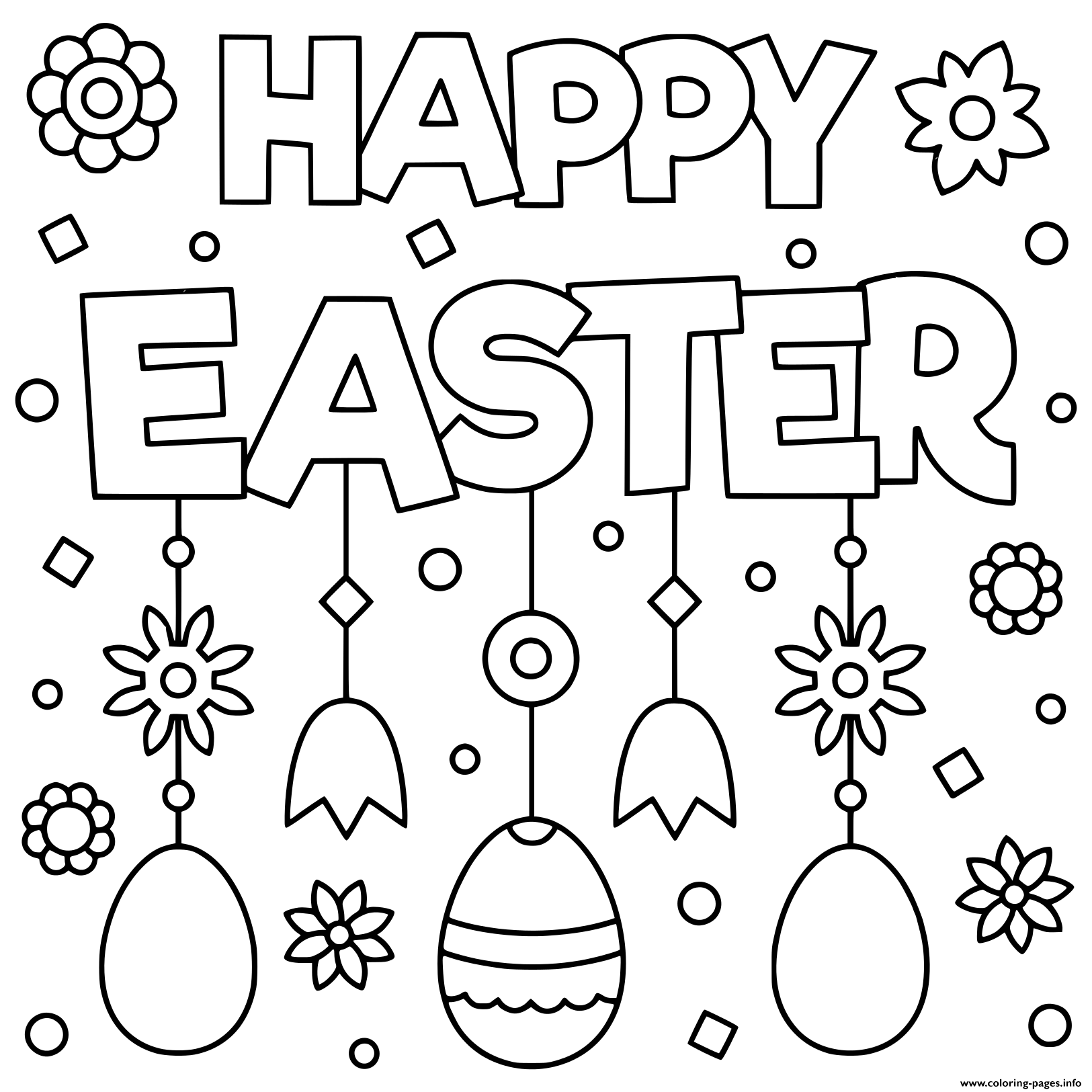 52 Easter Coloring Book 58