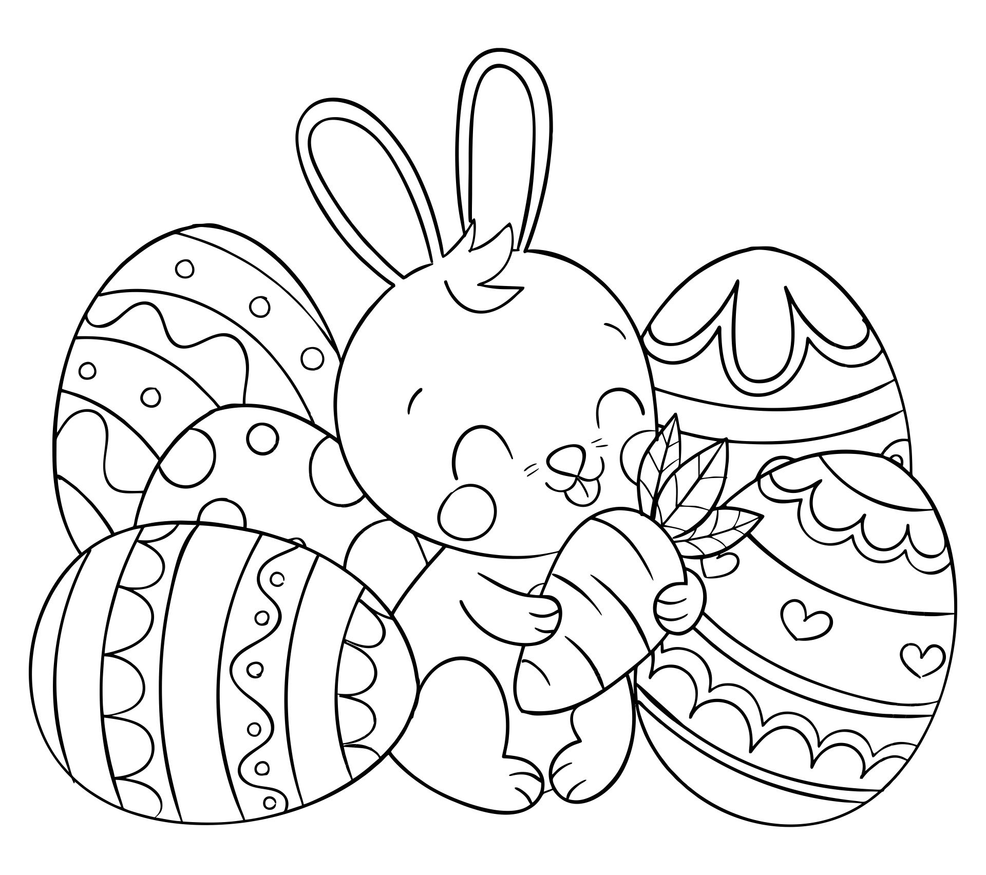 52 Easter Coloring Book 59