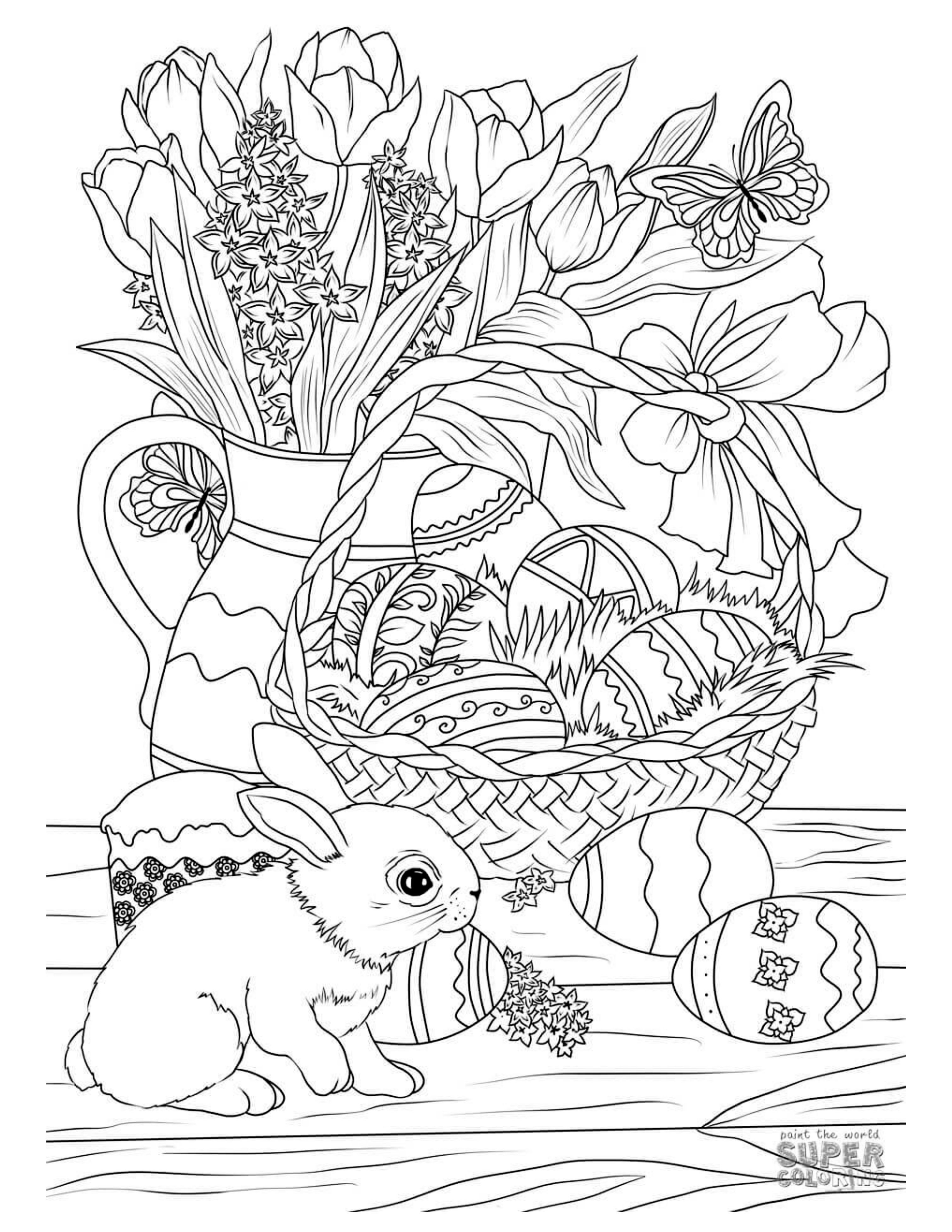 52 Easter Coloring Book 7