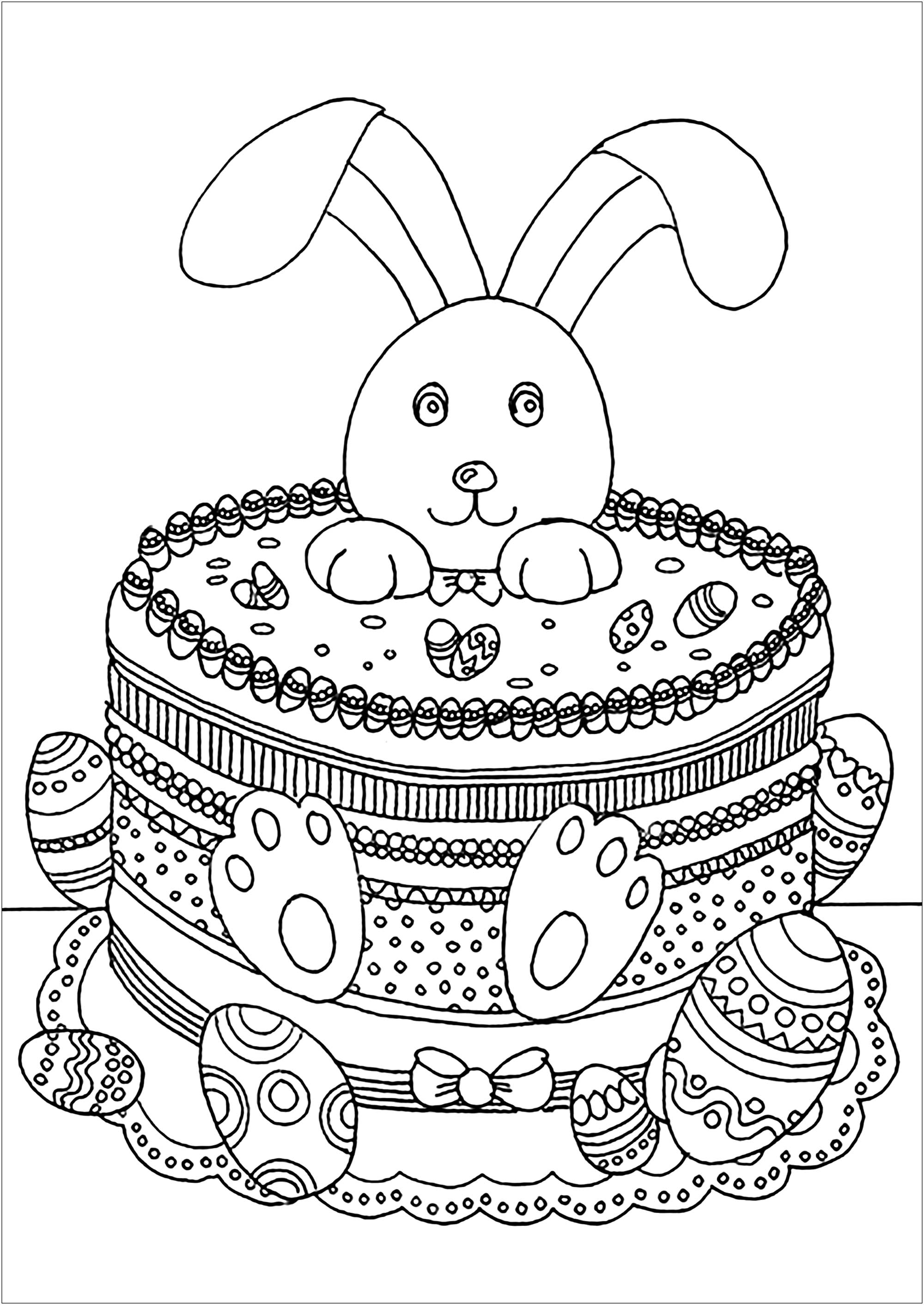 52 Easter Coloring Book 9