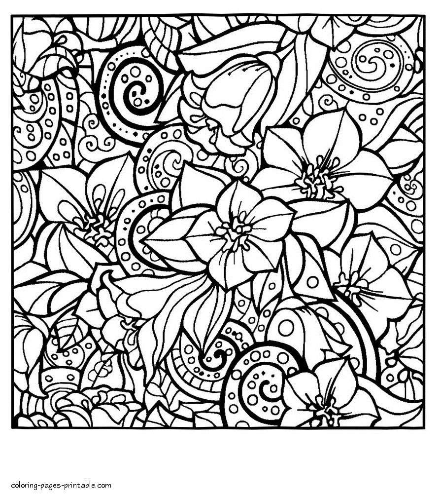 55 Coloring Book Pages For Adults Free 20