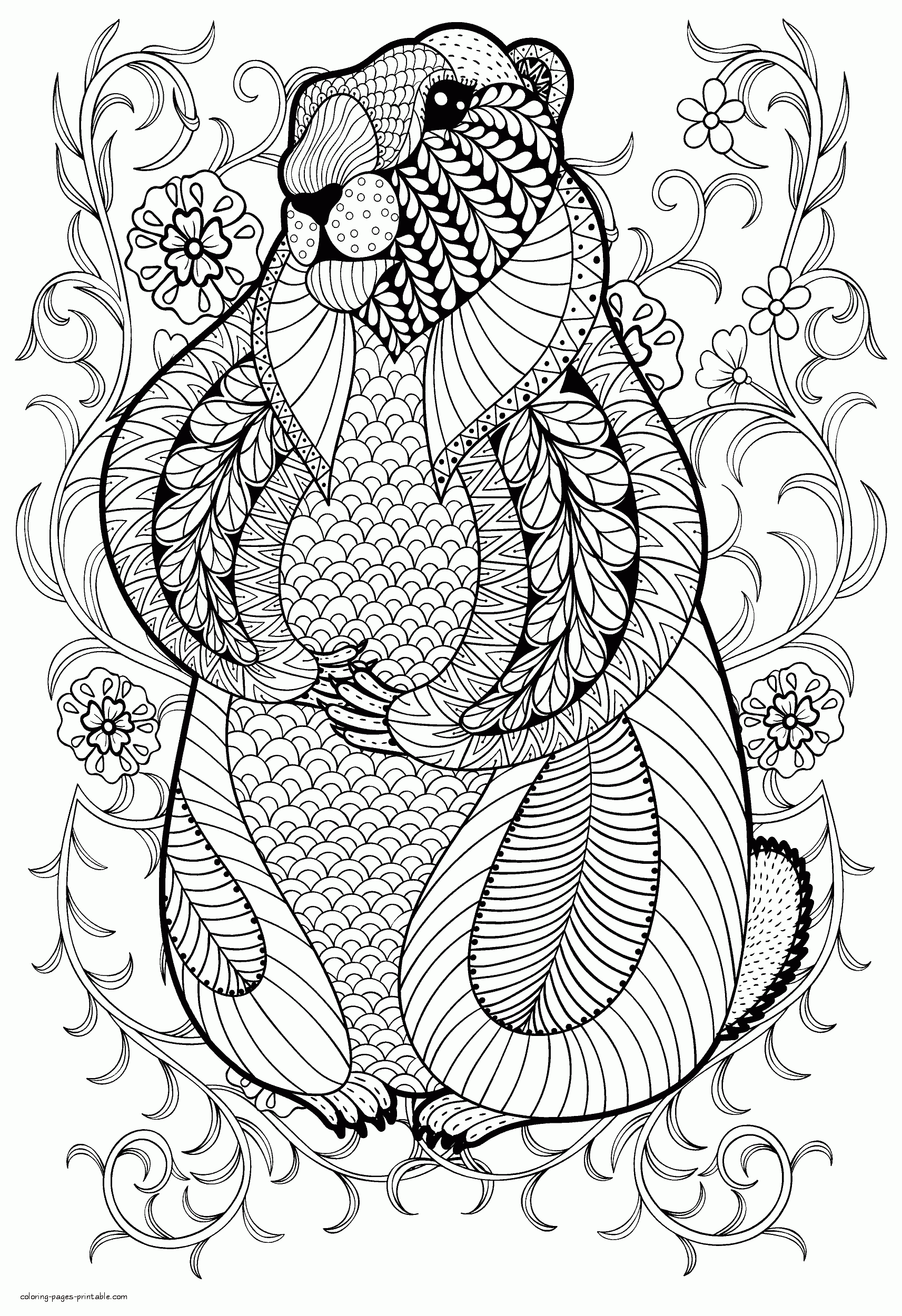 55 Coloring Book Pages For Adults Free 36