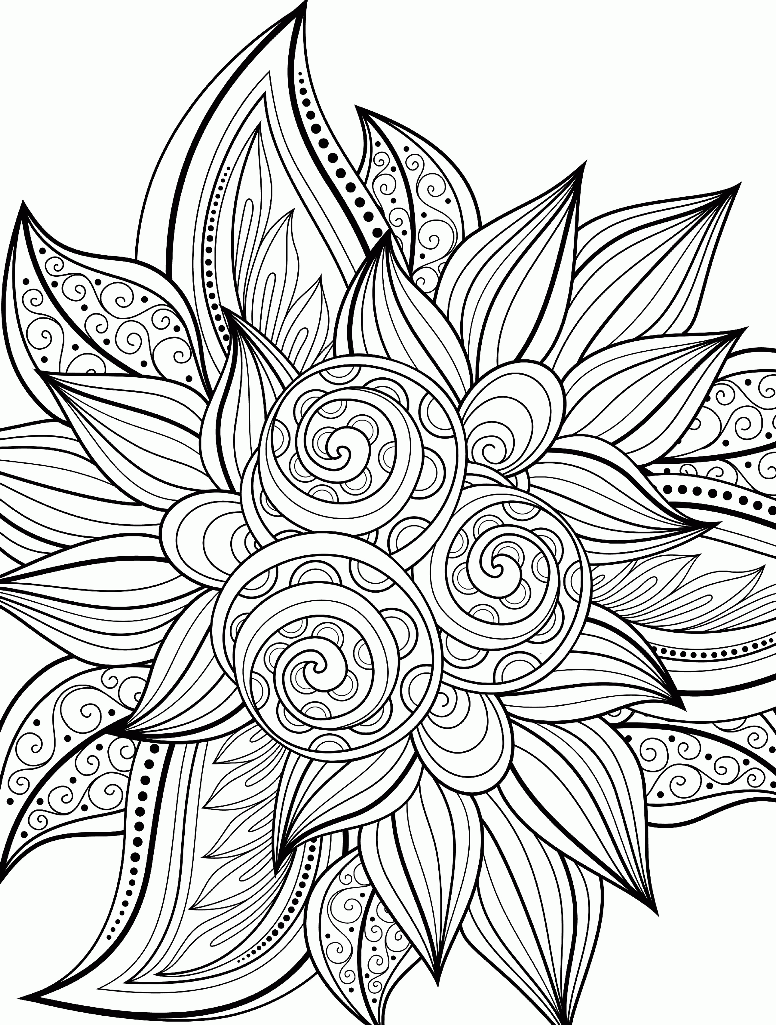 55 Coloring Book Pages For Adults Free 4