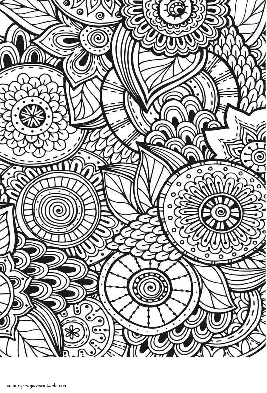 55 Coloring Book Pages For Adults Free 46